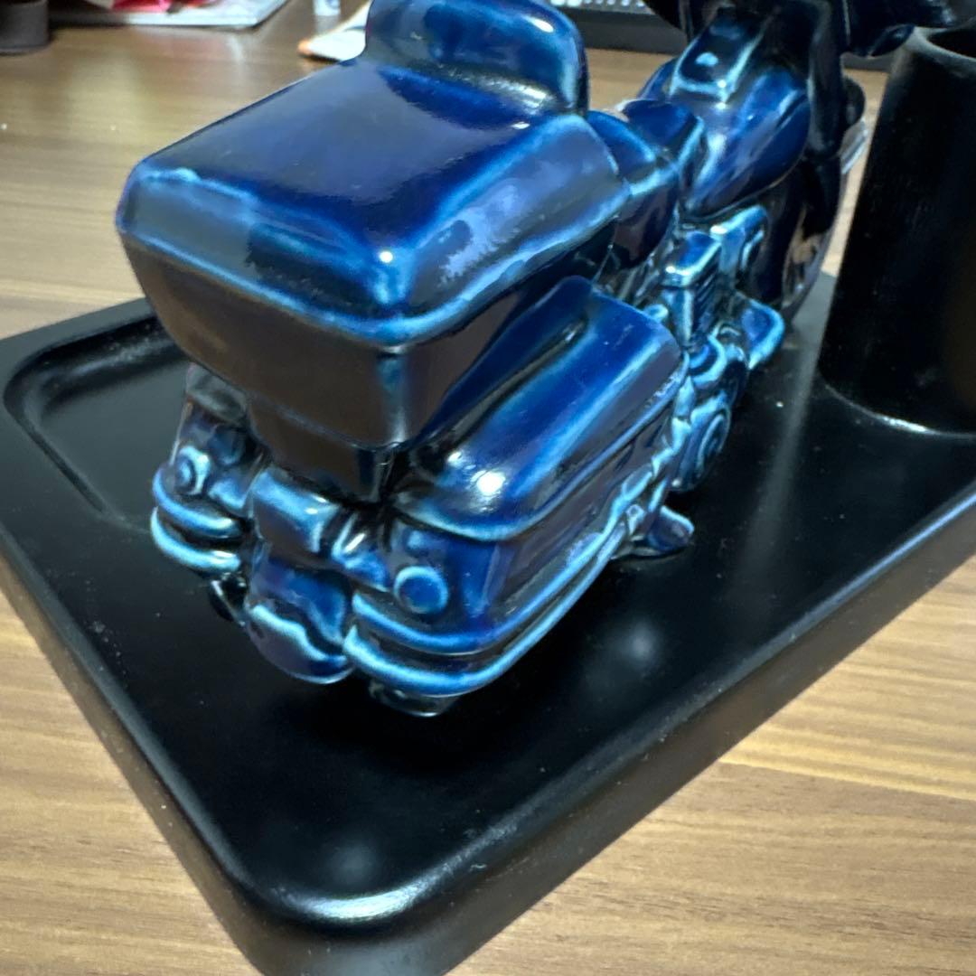 Harley-Davidson ハーレー　陶器　置物　筆立て