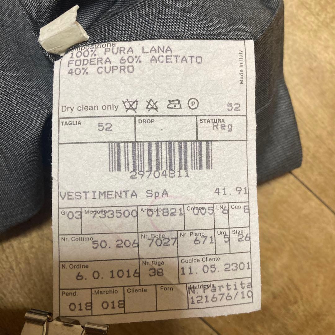 黒タグ　GIORGIO ARMANI アルマーニ　ウール　スラックス　２タック