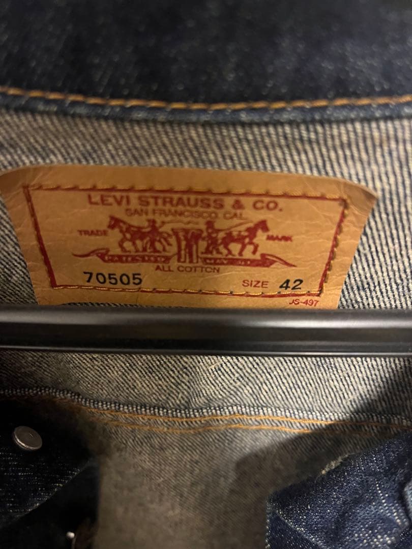 LEVI'S 70505 ダークデニムジャケット サイズ42