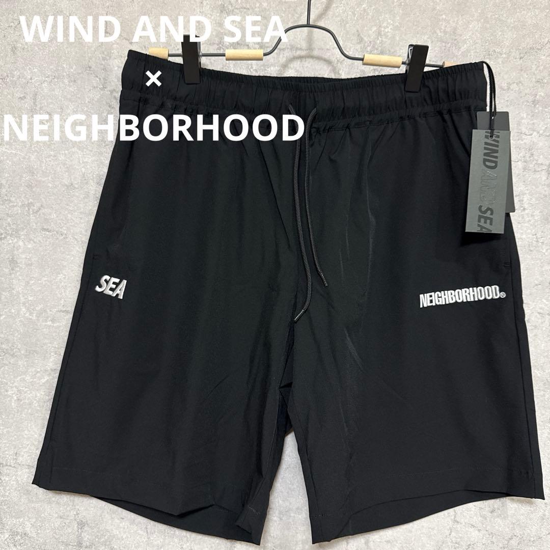 【タグ付】WIND AND SEA ×NEIGHBORHOOD ハーフパンツ　Ｌ