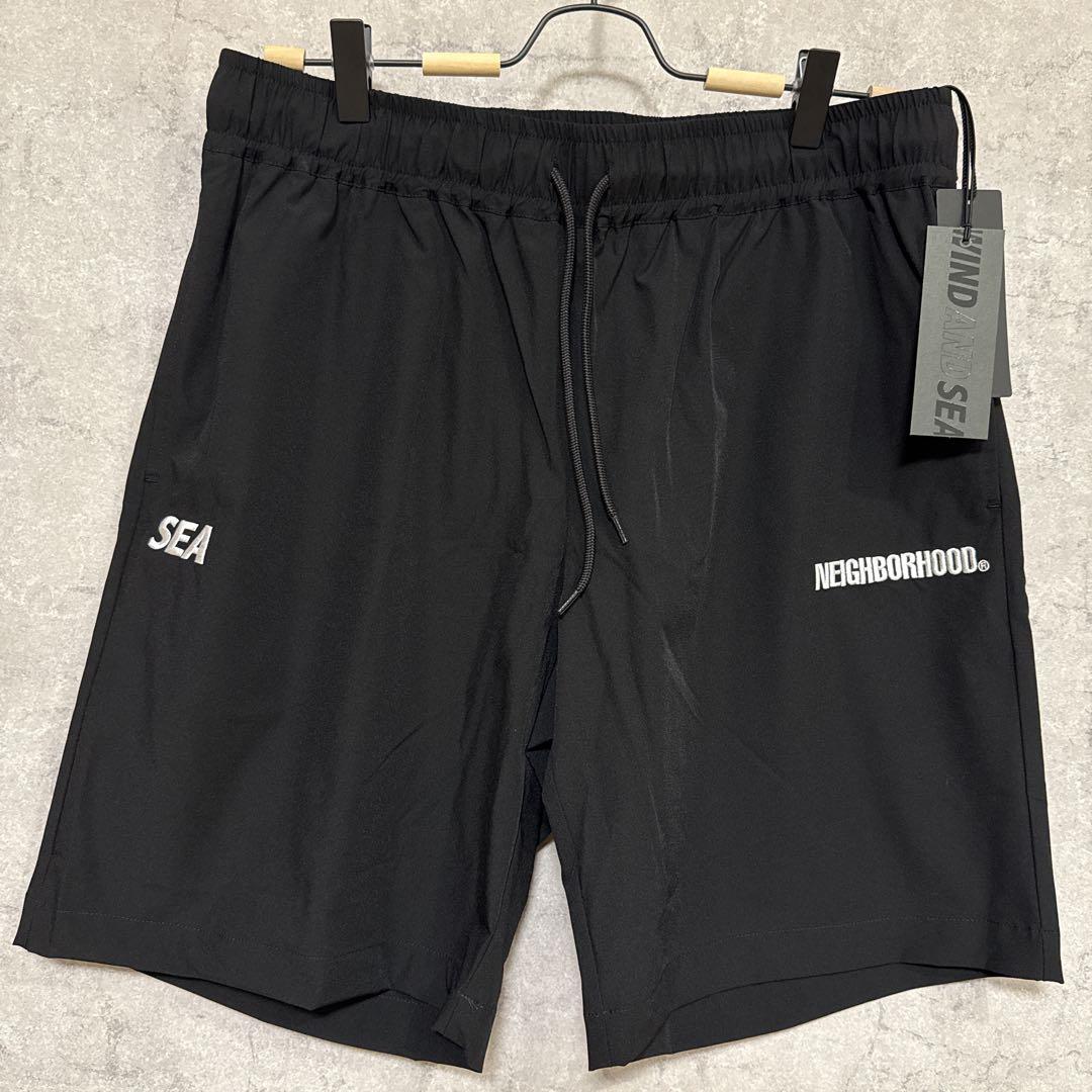 【タグ付】WIND AND SEA ×NEIGHBORHOOD ハーフパンツ　Ｌ