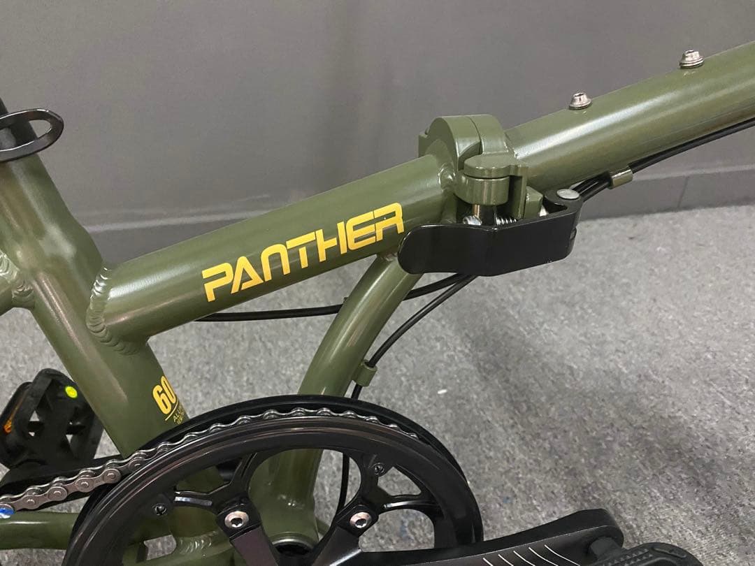新品未使用PANTHER 20インチ 折りたたみ自転車 8段変速 アルミフレーム