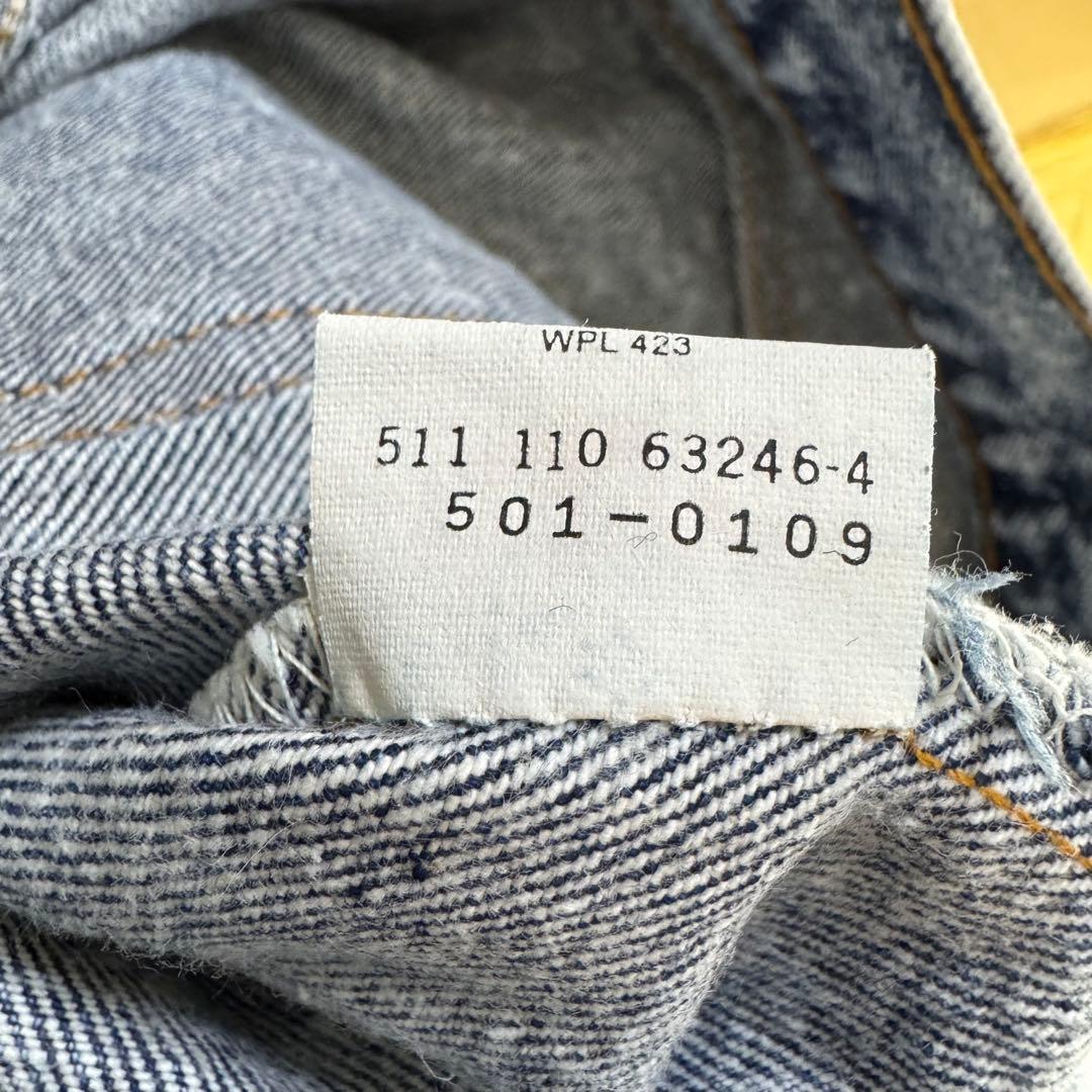 Levi's 501 USA製　ケミカルウォッシュ　90s W38 L32