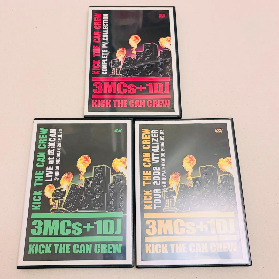 KICK THE CAN CREW DVD 3枚セット 武道館 ライブ