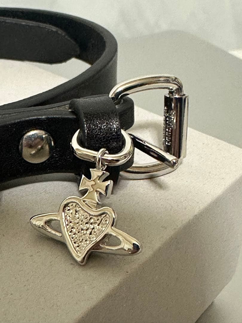 ヴィヴィアンウエストウッド　DIAMANTE HEART チョーカー　ブラック