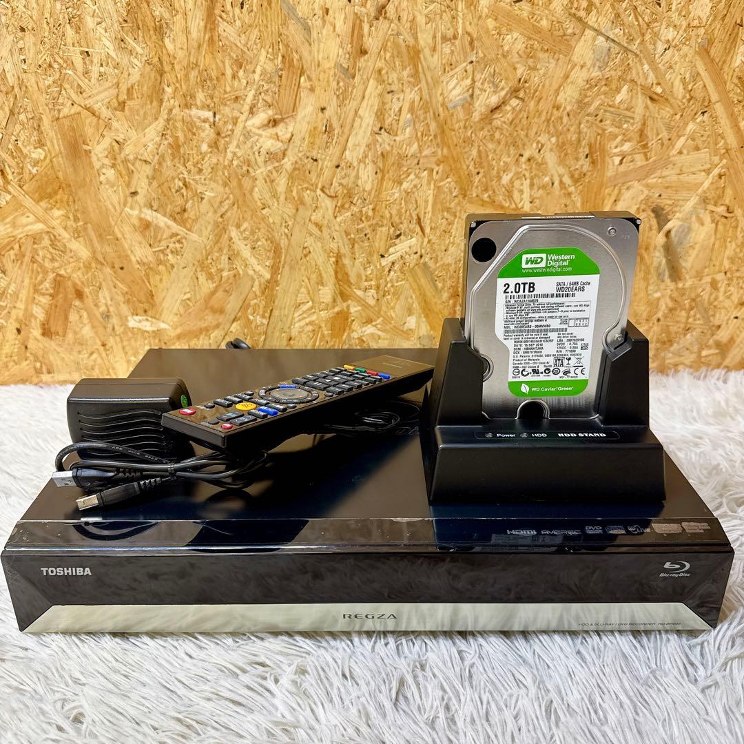 TOSHIBA REGZA HDD＆BDレコーダー RD-BR600+外付2TB