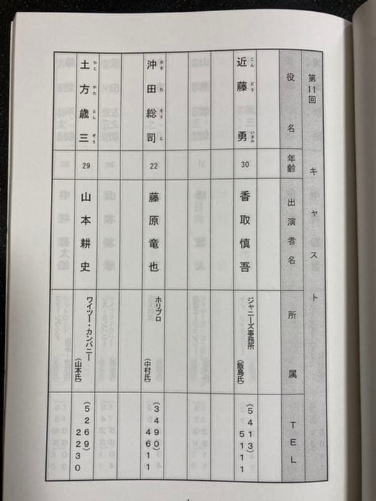大河ドラマ●新選組!● 第3話 台本 三谷幸喜 香取慎吾 山本耕史 藤原竜也