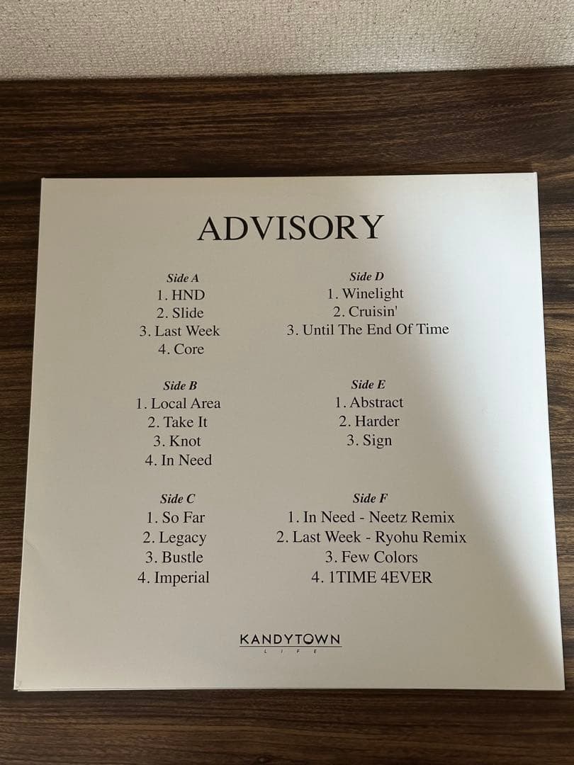 kandytown advisory LP ポスター付き