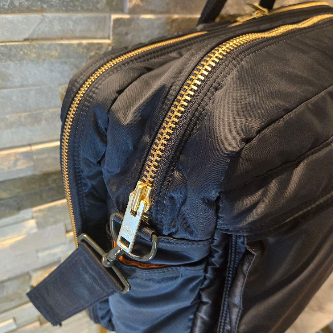 極美品　PORTER ポーター　タンカー　2way　ショルダーバッグ　ネイビー