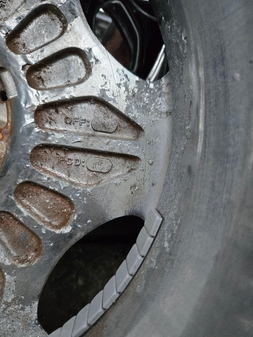 ESTATUS 15インチ クロームホイール・タイヤセット