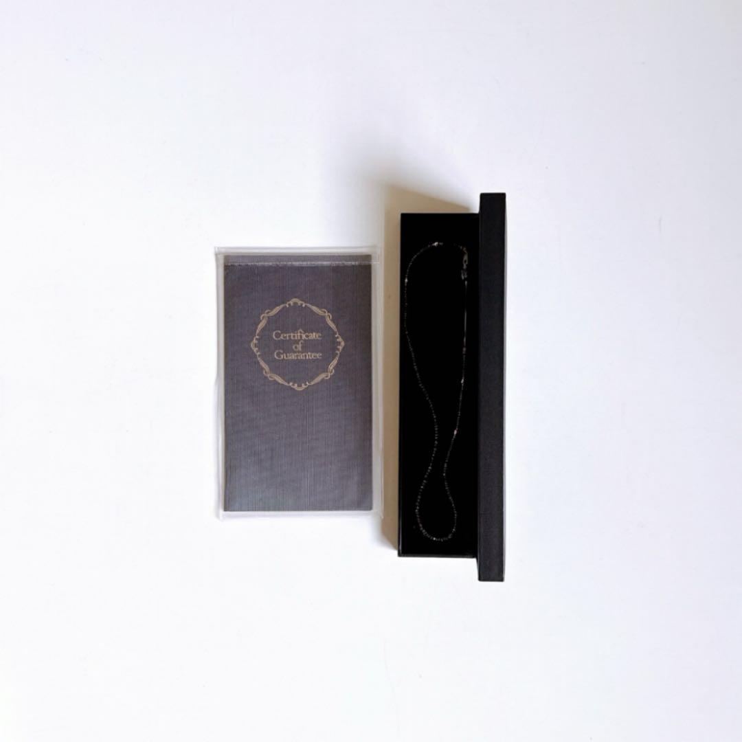 ブラックダイヤネックレス