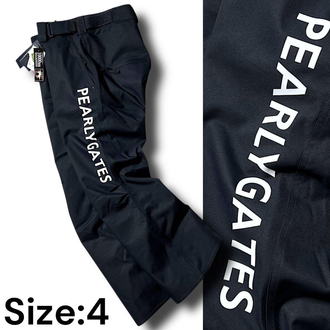 新品 パーリーゲイツ 定価3.9万 防汚防水防風 ストレッチ スノーウェア M紺