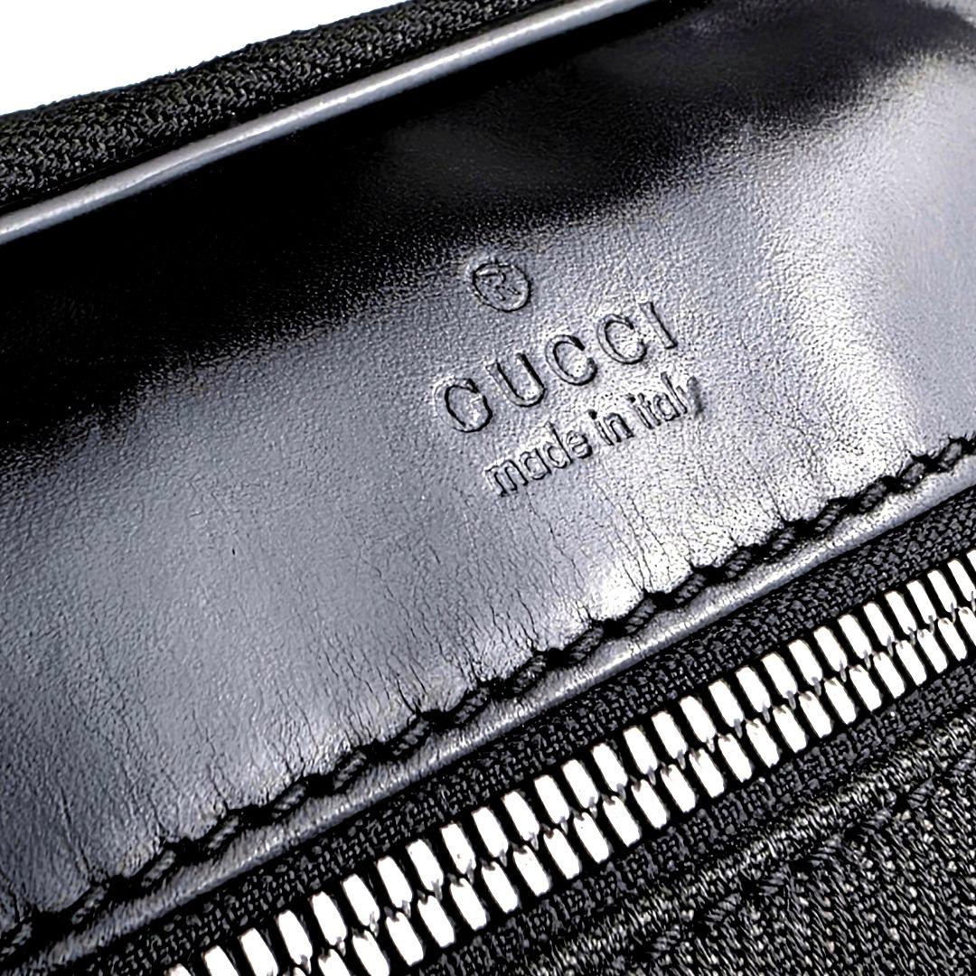 美品 グッチ GUCCI GG キャンバス レザー ショルダーバッグ