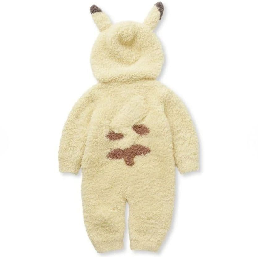 【新品】ジェラートピケ ピカチュウ着ぐるみロンパース 80〜90サイズ