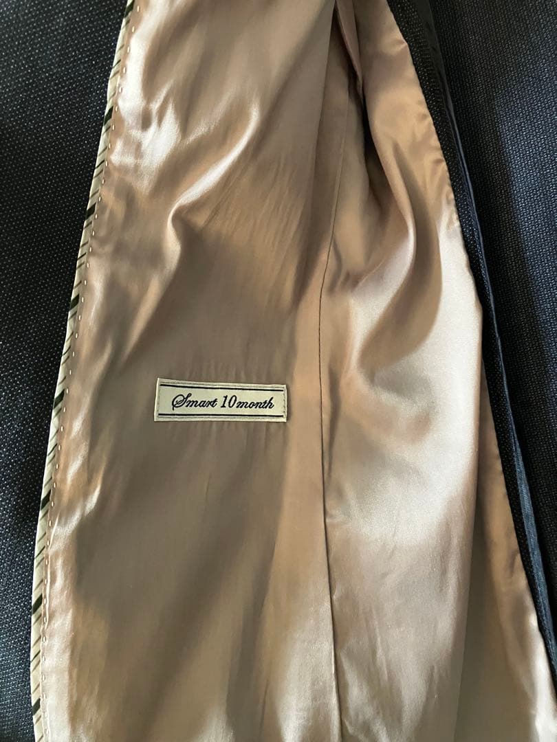 美品ORIHICARHYMウォッシャブルスーツジャケットスカートネイビー5号SS