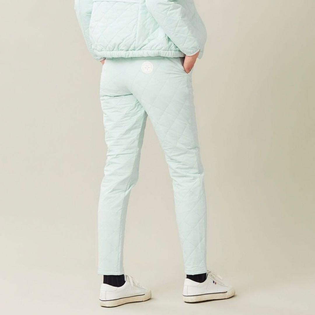 【新品未使用】23区ゴルフ M 高級ダイヤキルト 中綿ベーシックテーパードパンツ