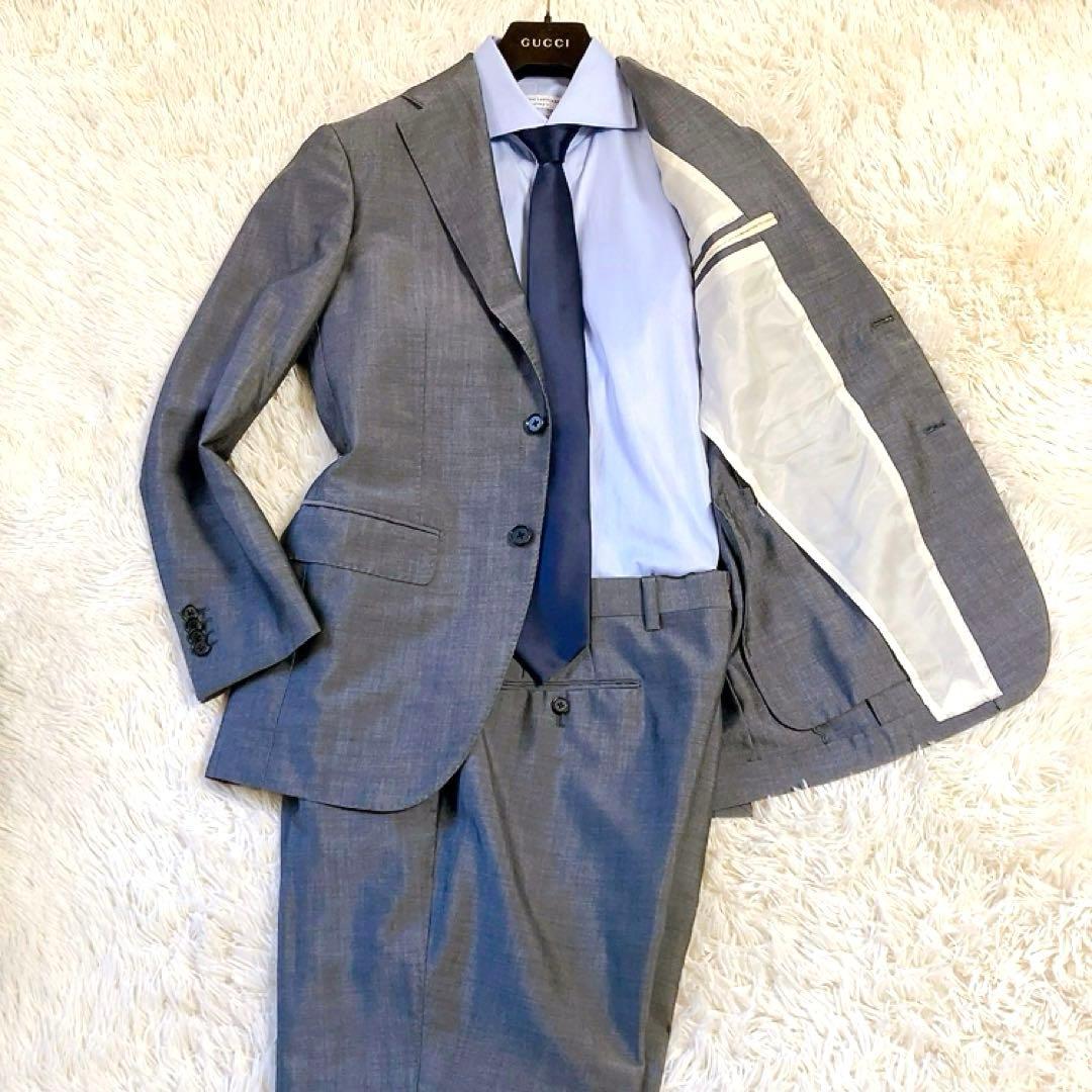 【DORMEUIL】Brilla per il gusto　スーツ　グレー　46