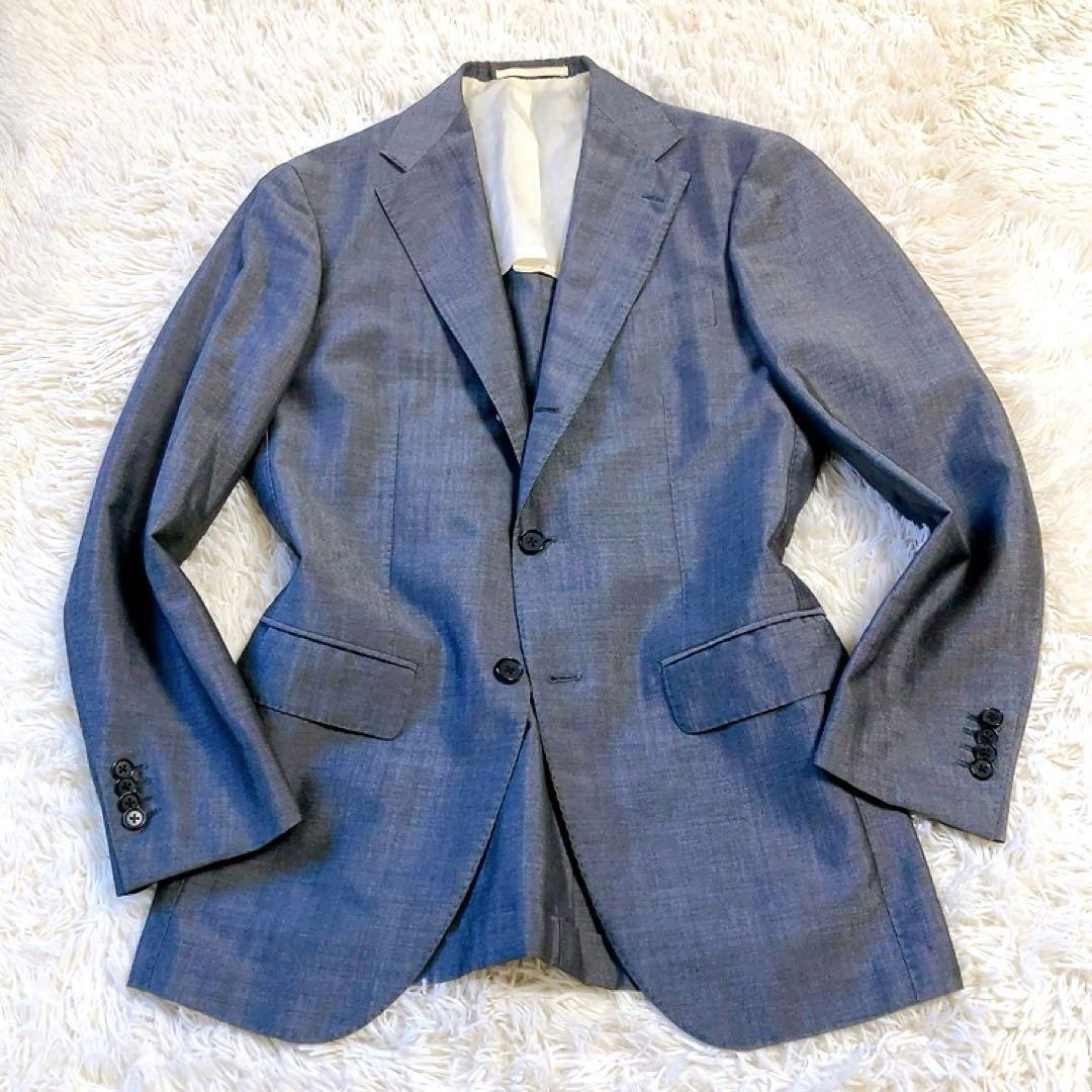 【DORMEUIL】Brilla per il gusto　スーツ　グレー　46