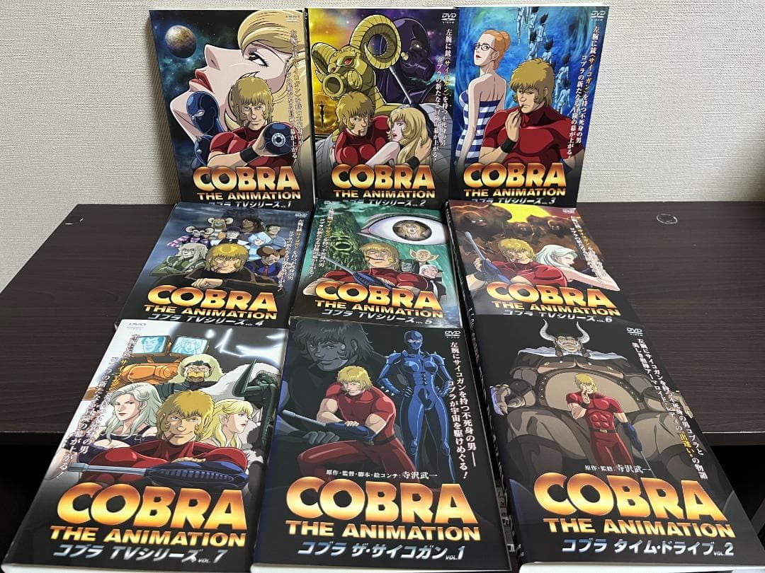 コブラ・ジ・アニメーション TVシリーズ1-7巻+他/レンタルDVD18枚セット