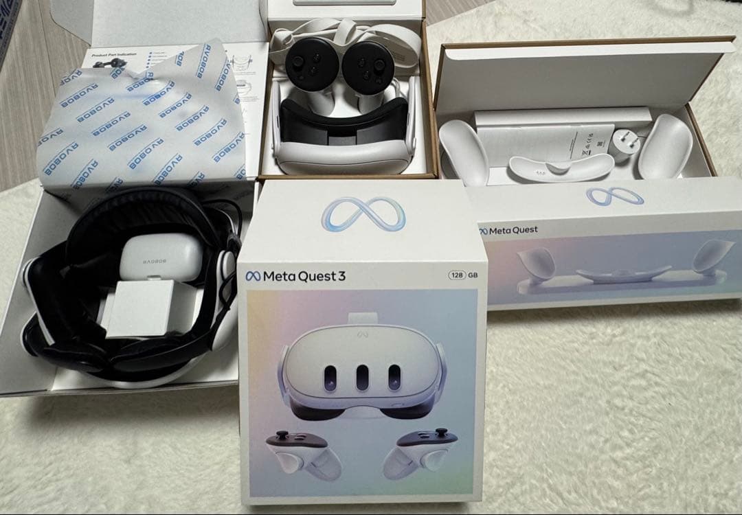 『セット売り』 Quest3 128GB 他周辺機器