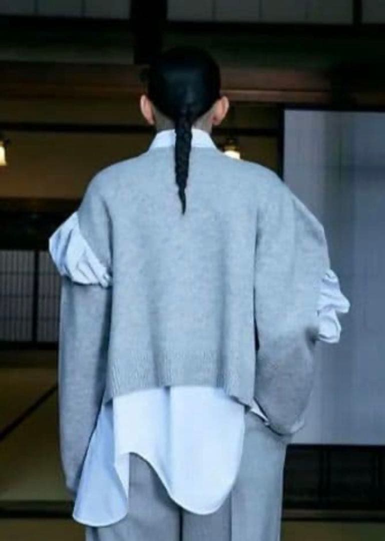 ENFOLD LAYERED CARDIGAN レイヤード カーディガン 38