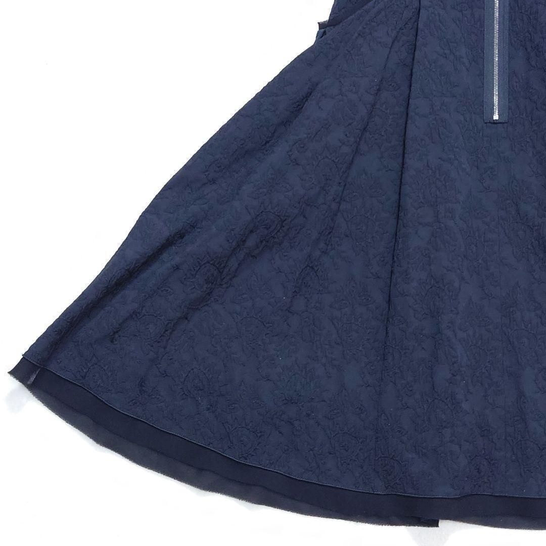 【美品】DAISY LIN FOXEY☆ノースリーブ☆ジャガード☆38(M)