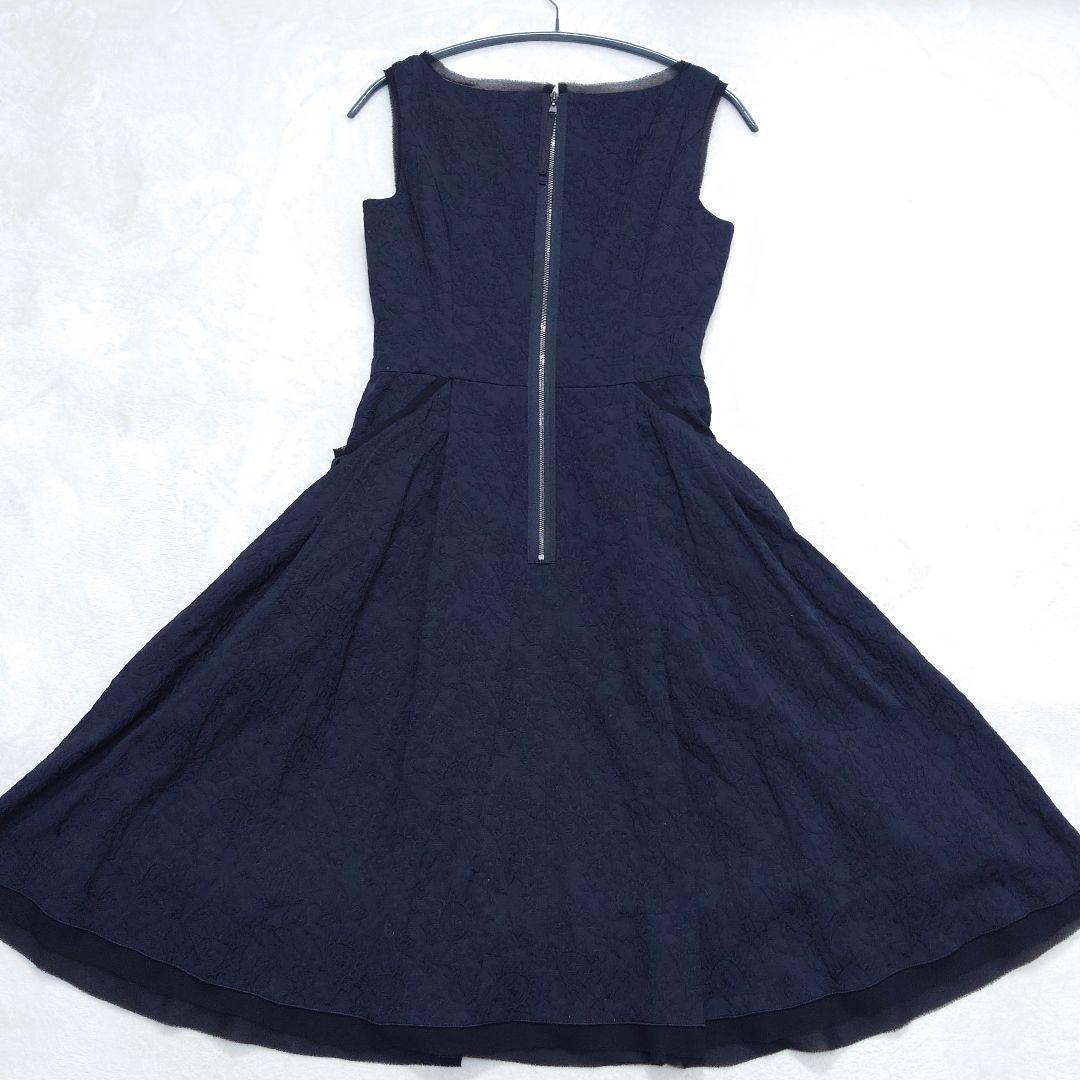 【美品】DAISY LIN FOXEY☆ノースリーブ☆ジャガード☆38(M)