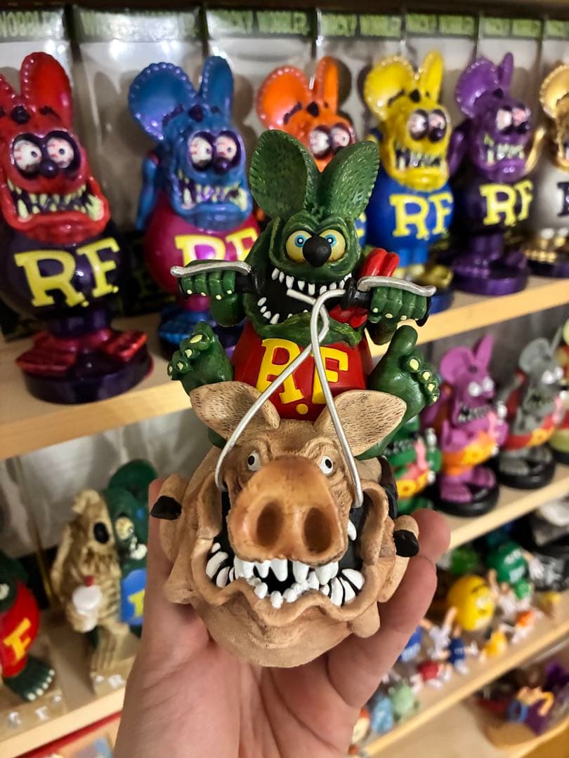y*様 RAT FINK/ラットフィンク/フィギュア/豚/アメリカン雑貨