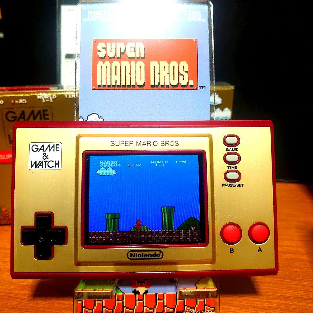 【限定スタンド付き】ゲーム&ウォッチ スーパーマリオブラザーズ ＆ ゼルダの伝説