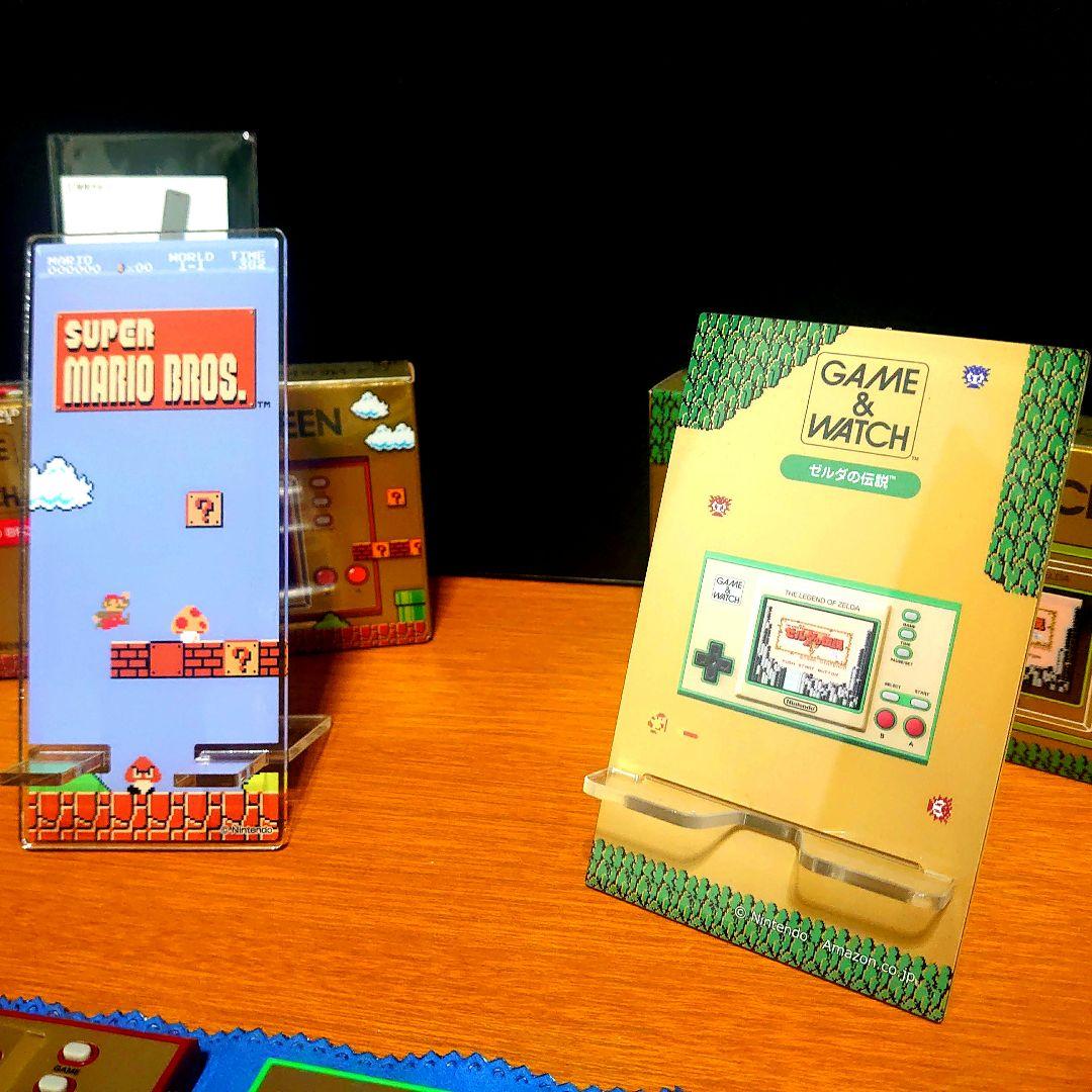 【限定スタンド付き】ゲーム&ウォッチ スーパーマリオブラザーズ ＆ ゼルダの伝説