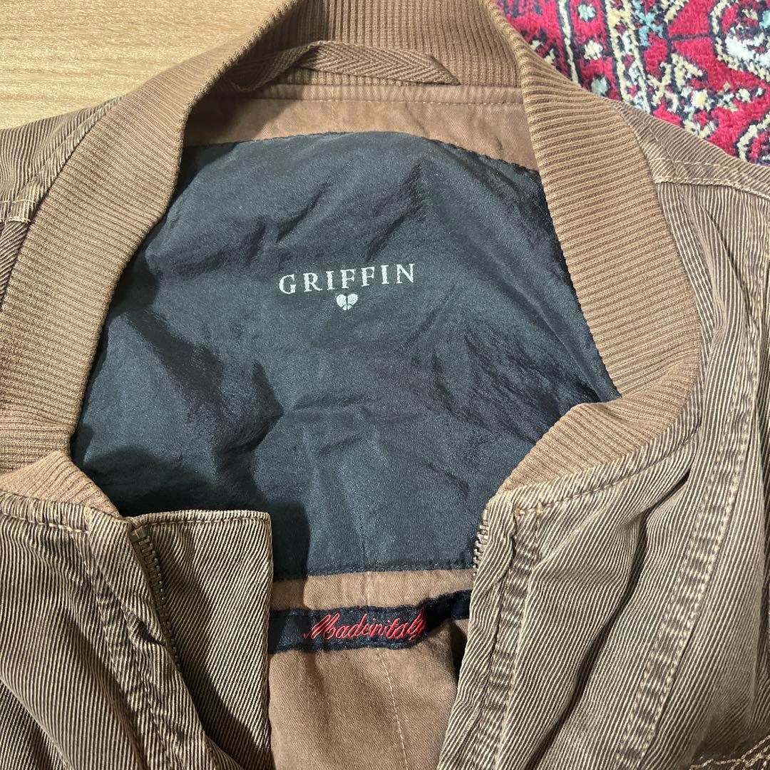 GRIFFIN ブラウン ミリタリージャケット