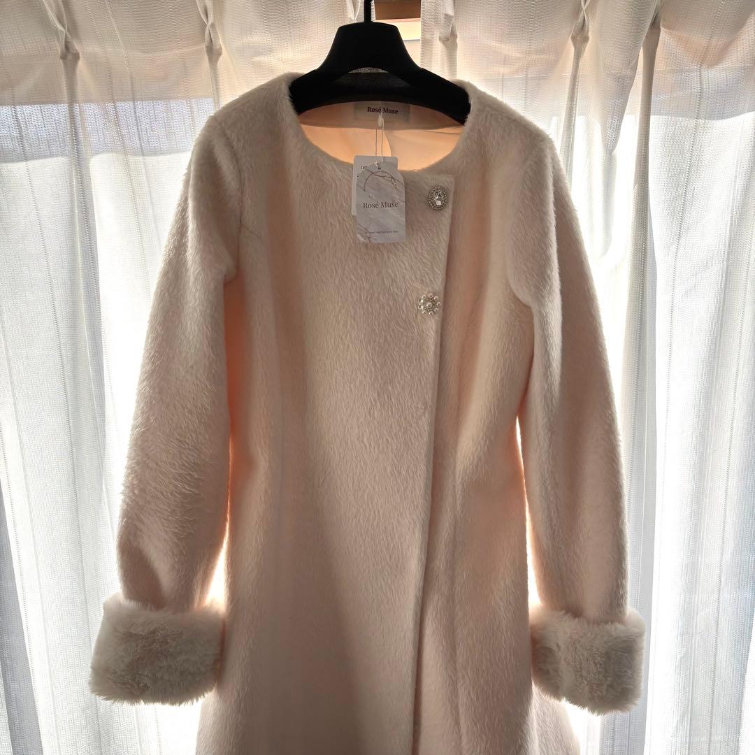 rosemuse tippet set flare coat ホワイト M