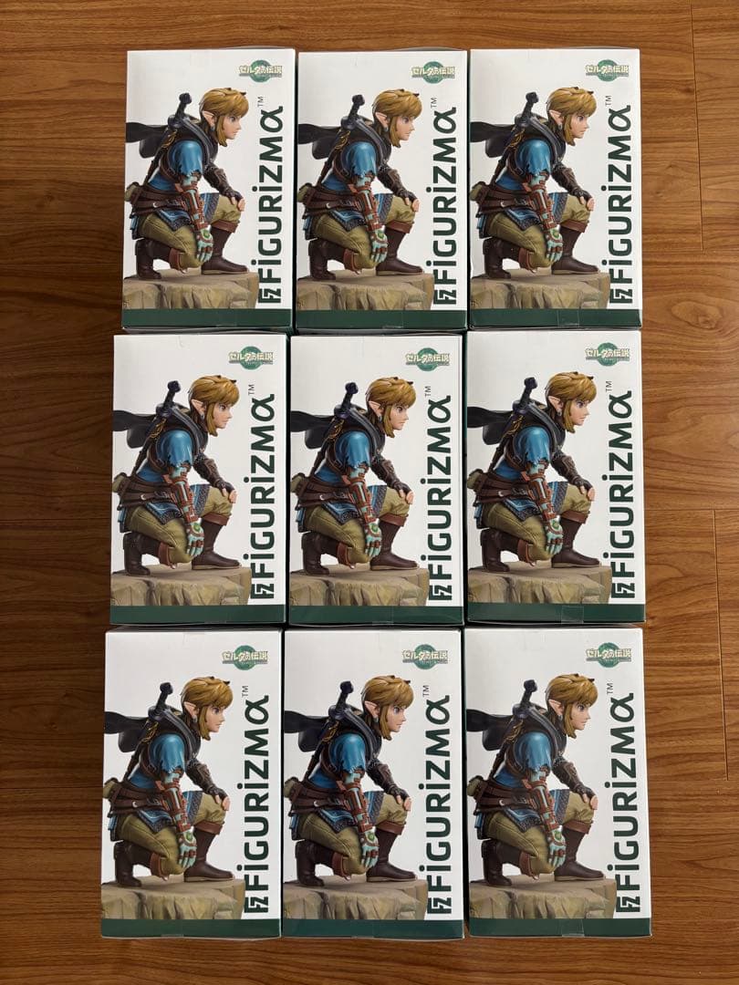 ゼルダの伝説　FiGURiZMα　リンク　フィギュア　9体セット