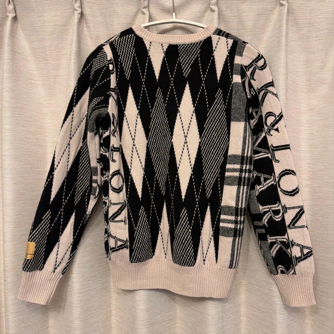 MARK & LONA チェック柄 長袖セーター