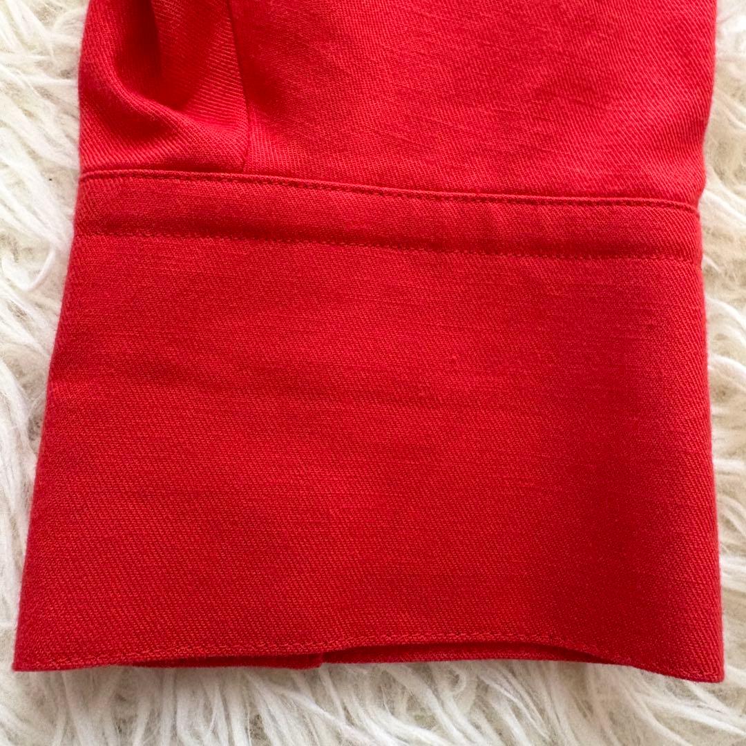 【美品】23年　アドーア　レーヨン麻ソフフトタンブラーワンピース　ベルト　38