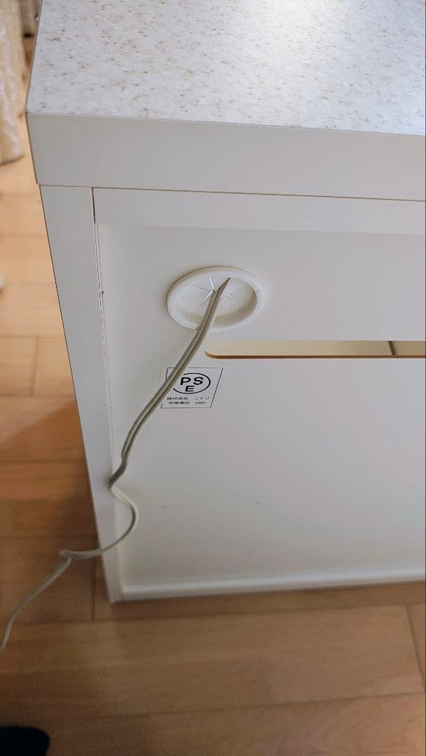 ニトリ キッチンカウンター アルミナ2 100CT WH 2021年製 美品