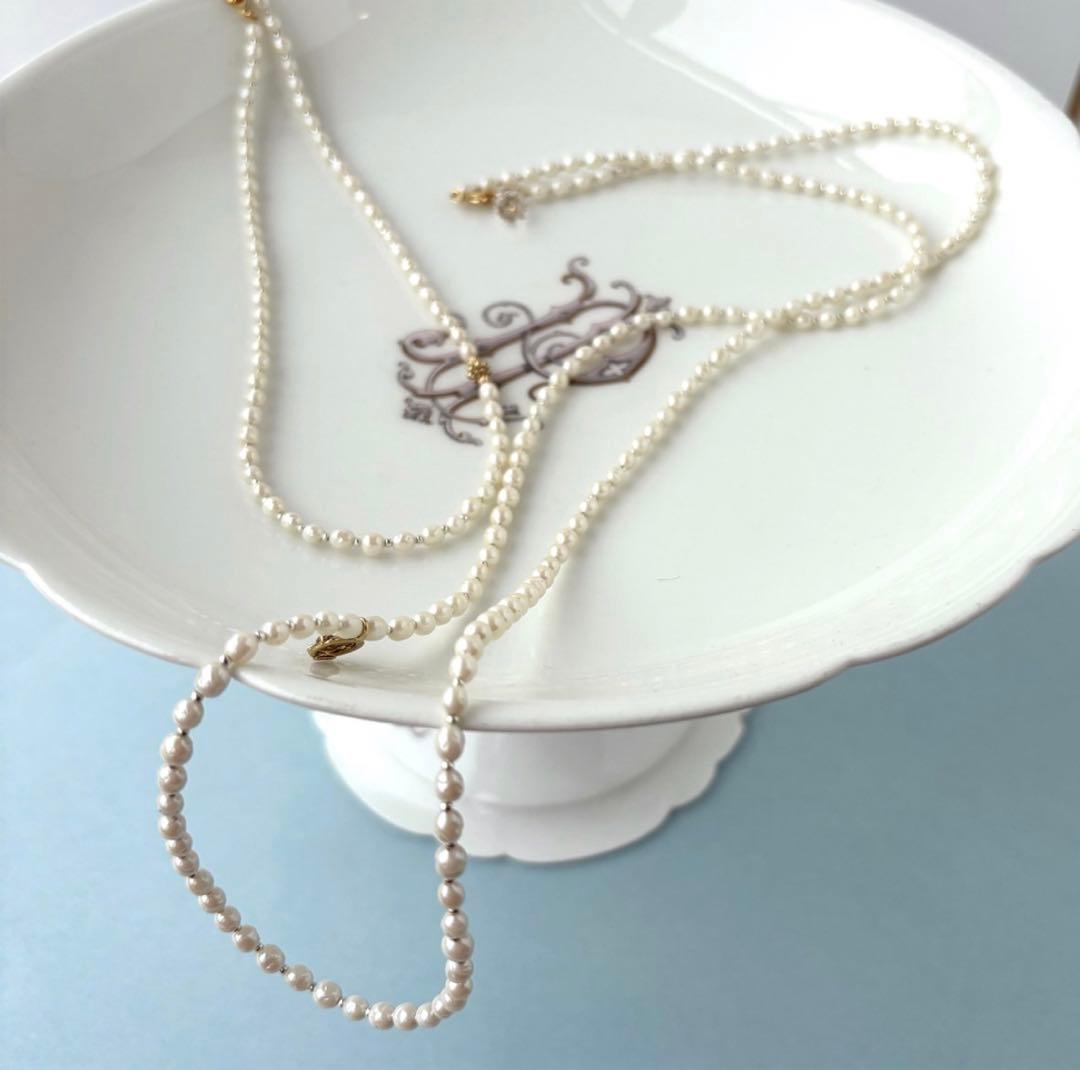 CO・STARRING ロングパールネックレス&パールネックレス