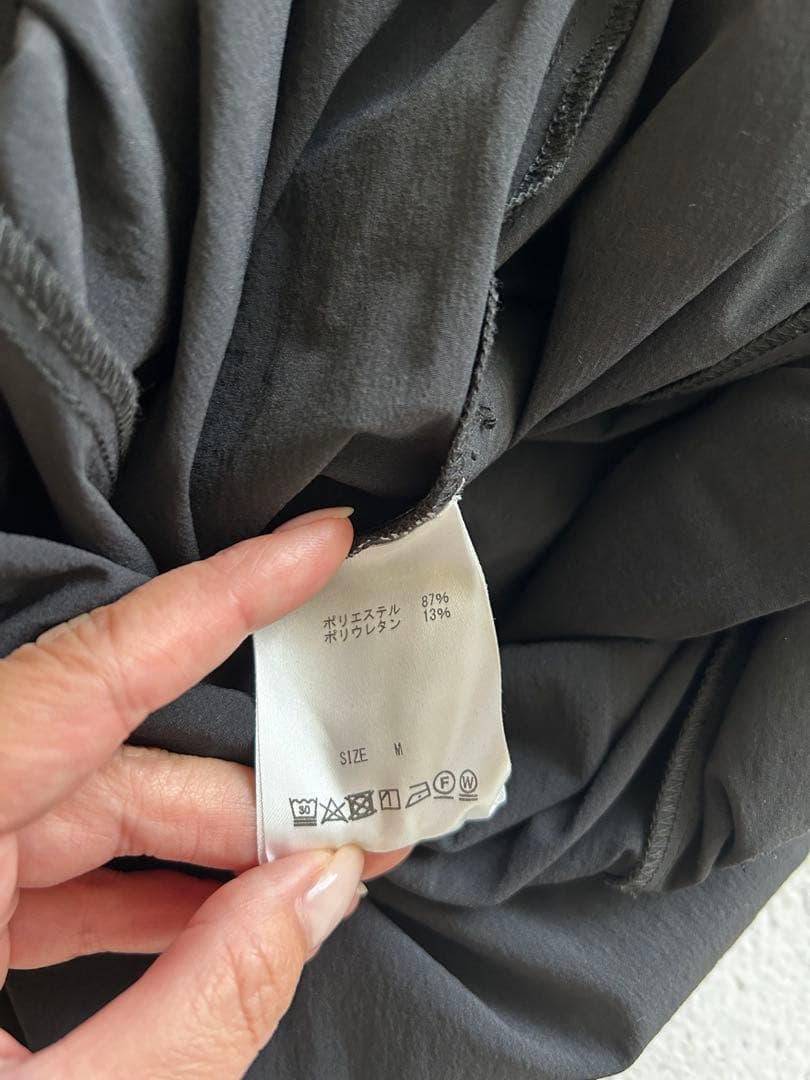 july nine ジュライナイン　イージーパンツ　ブラック