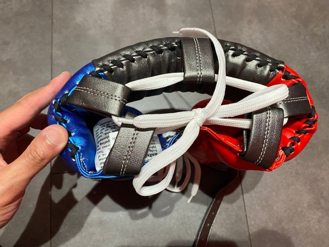 【あ】TITLE BOXEO　メタリックカラー　ツートン　ヘッドギア