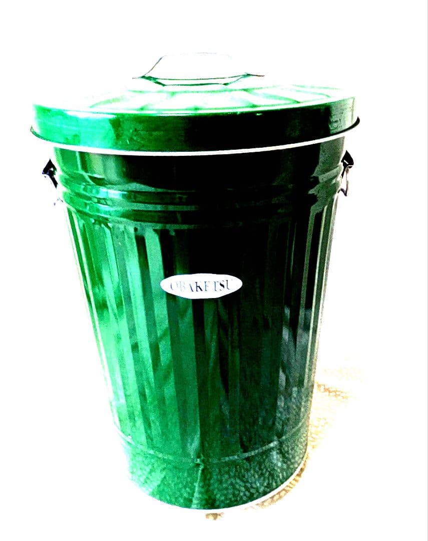 OBAKETISE ストライプデザイン ごみ箱 蓋付き3個セット(42リットル)