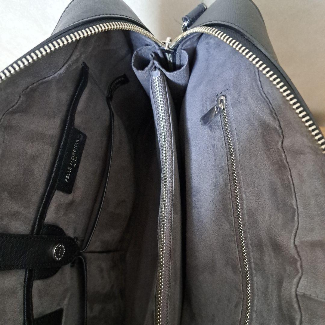 PELLE MORBIDA ブラック ビジネスバッグ