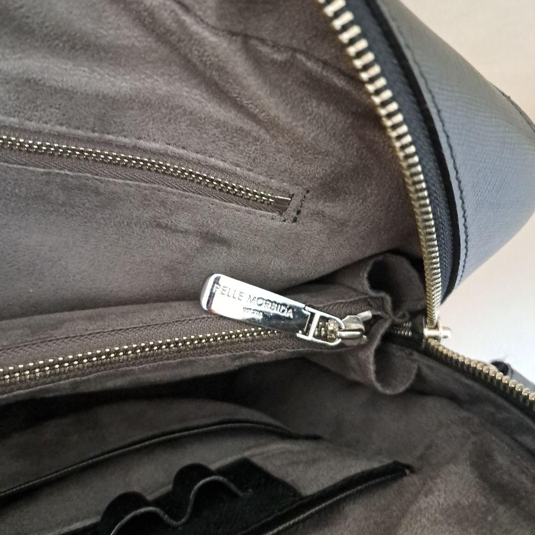 PELLE MORBIDA ブラック ビジネスバッグ