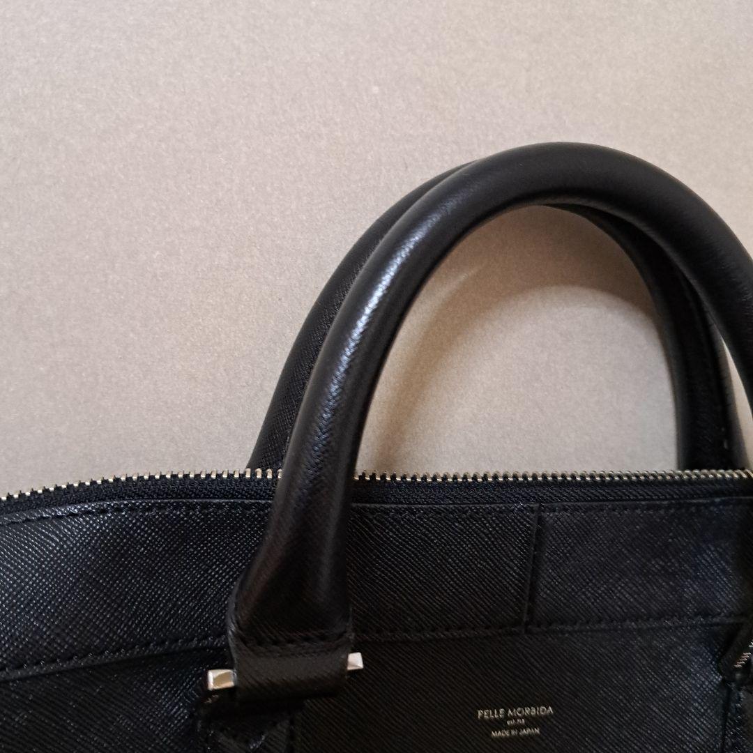PELLE MORBIDA ブラック ビジネスバッグ