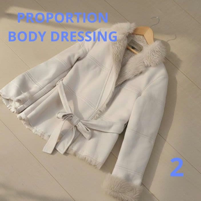❄BODY DRESSING フェイクムートンコート ボアジャケット