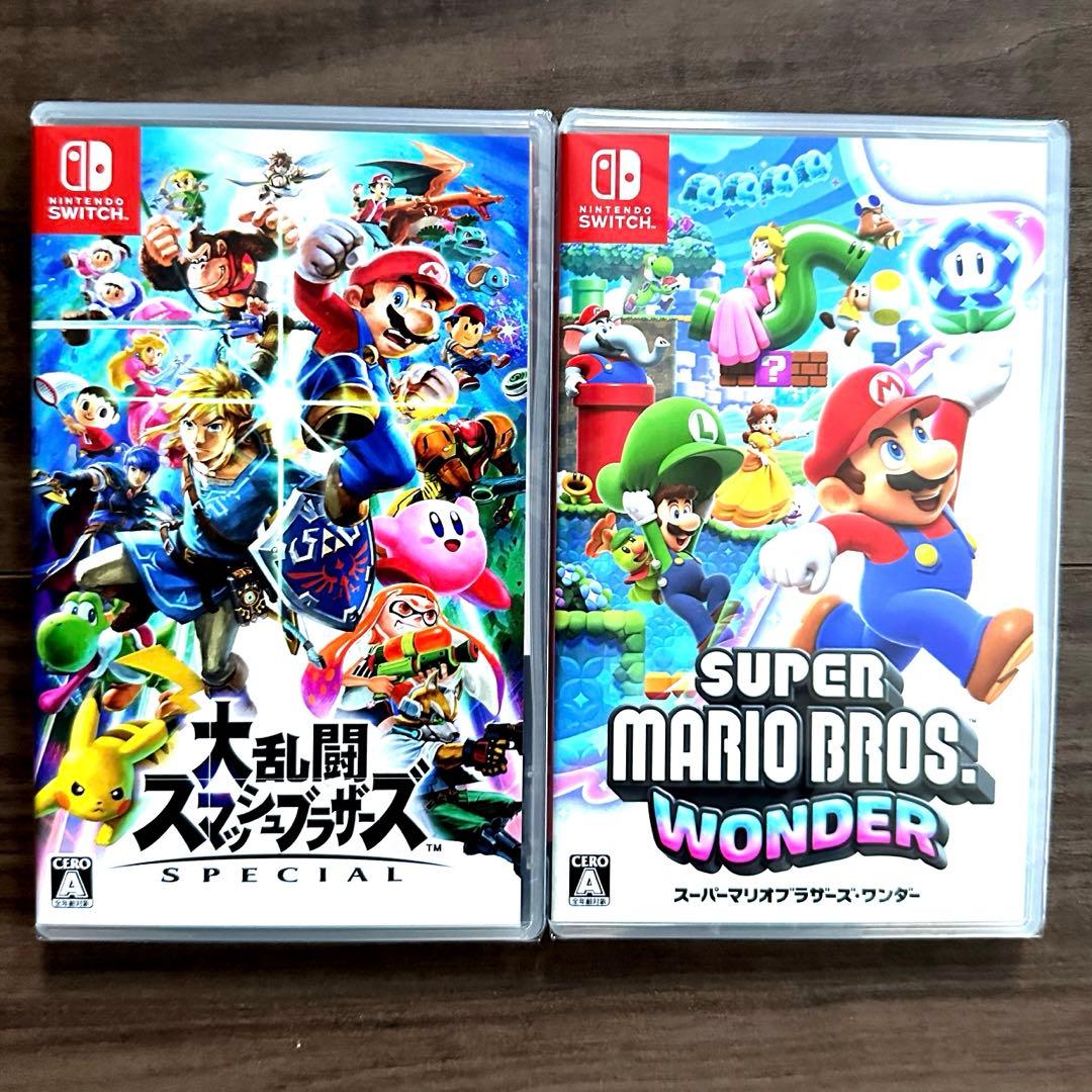 Switch　スーパーマリオブラザーズ・ワンダー　大乱闘スマッシュブラザーズ