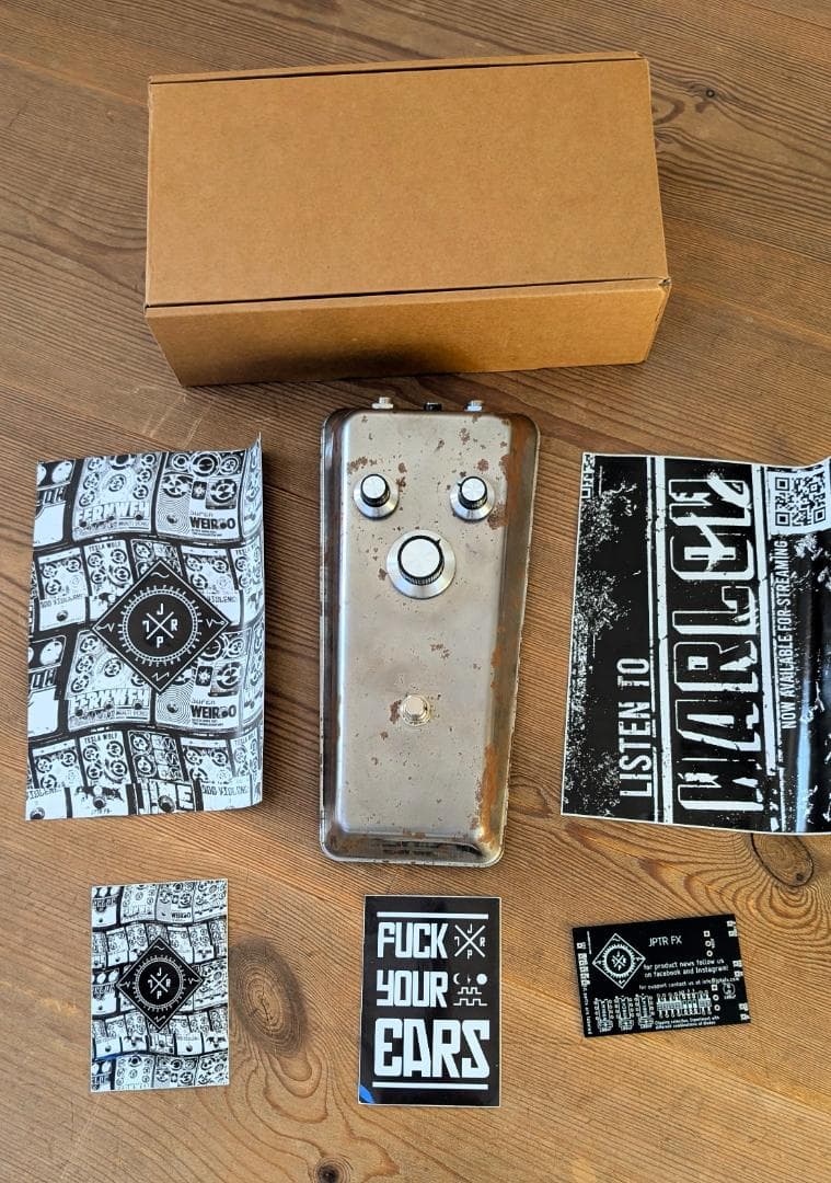 JPTR FX SILVERMACHINE Fuzz 極悪ファズペダル 値下げ！