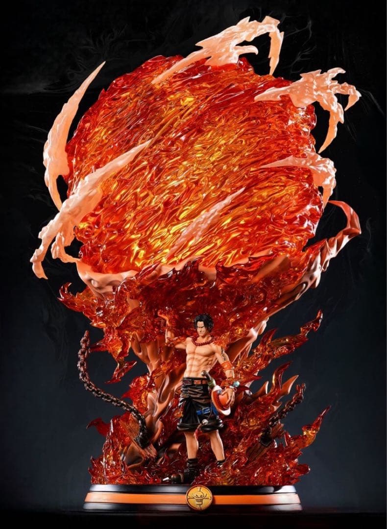 【新品】ワンピース エース 白ひげ海賊団 フィギュア ガレージキット