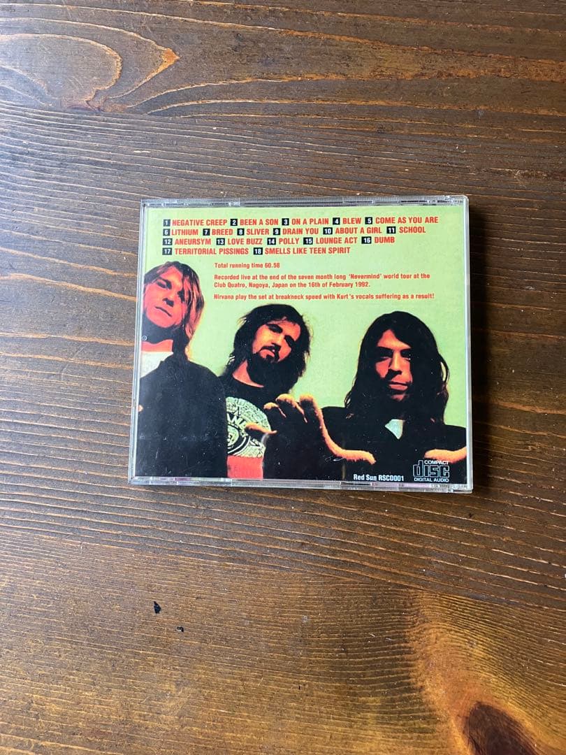 洋楽 nirvana cd