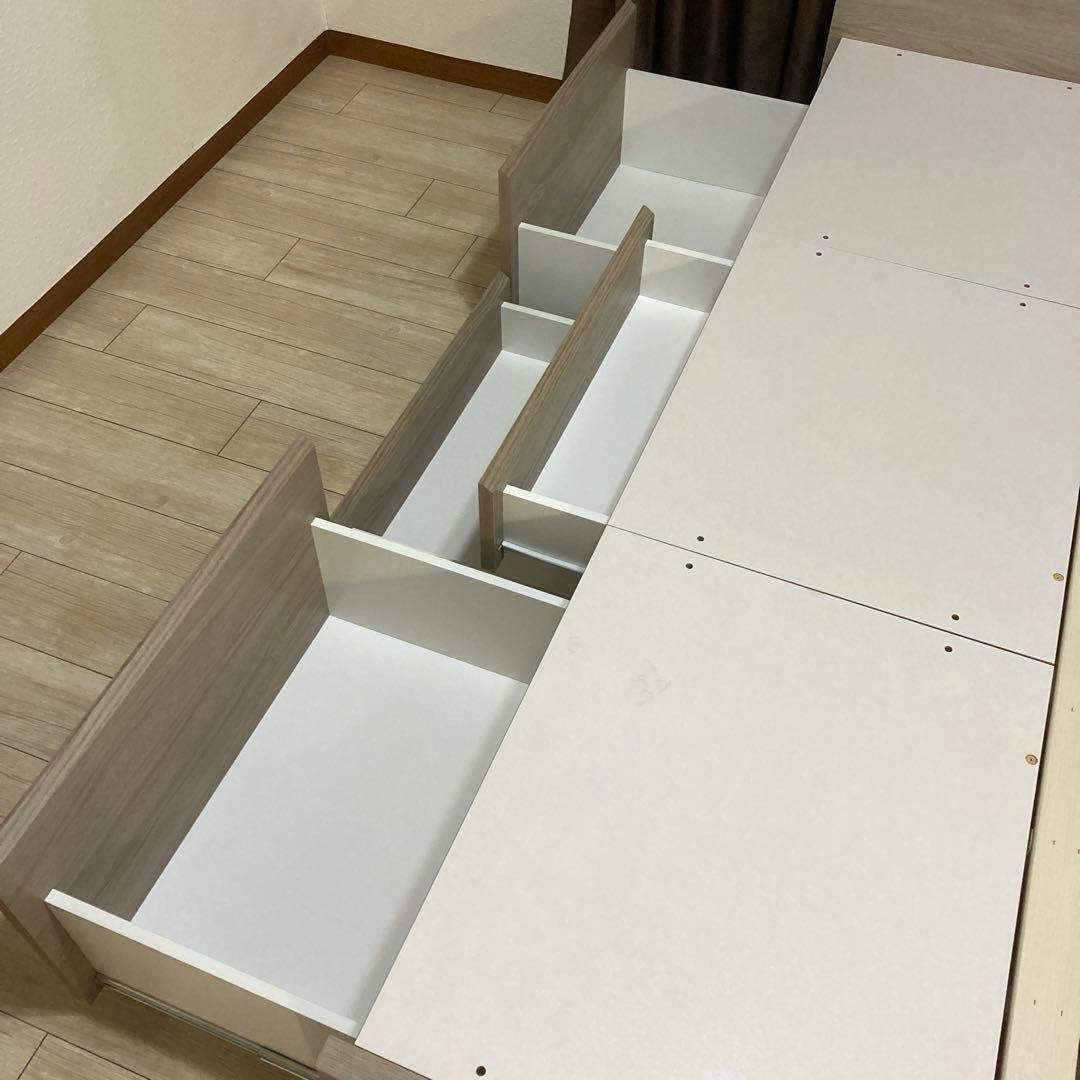 【自社配送エリア内限定販売】NITORI/ジオチェスト/シングルベッドフレーム