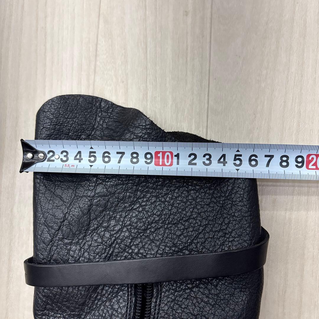 ■ trippen トリッペン シボ革 レザー ロングブーツ サイドジップ 35